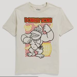 Youth Donkey Kong Graphic T-shirt Size Large Youth
